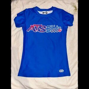 nwot NFINITY Blue Athletic T-Shirt rare waterproof never worn